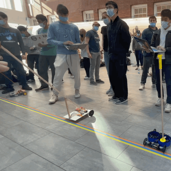 Going to high-five Professor Stafford