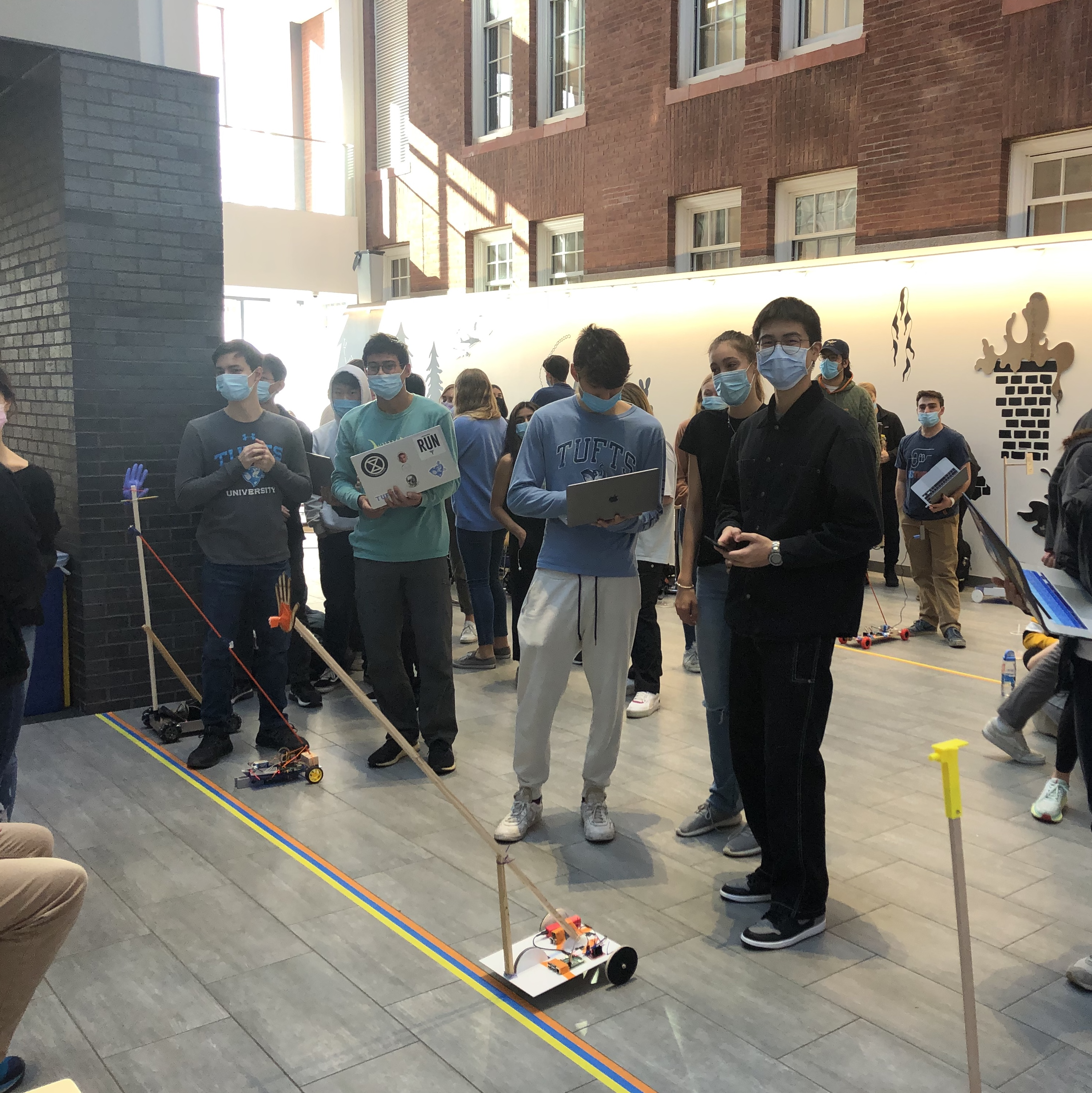 Robots at the start line